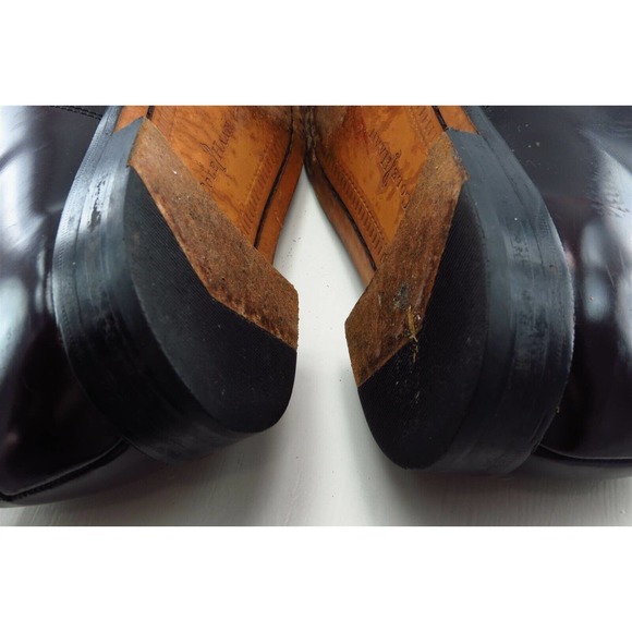 Cole Haan Shoes Sz 9 D‎ Almond Toe Brown Derby Oxfords Leather Men - Picture 7 of 8